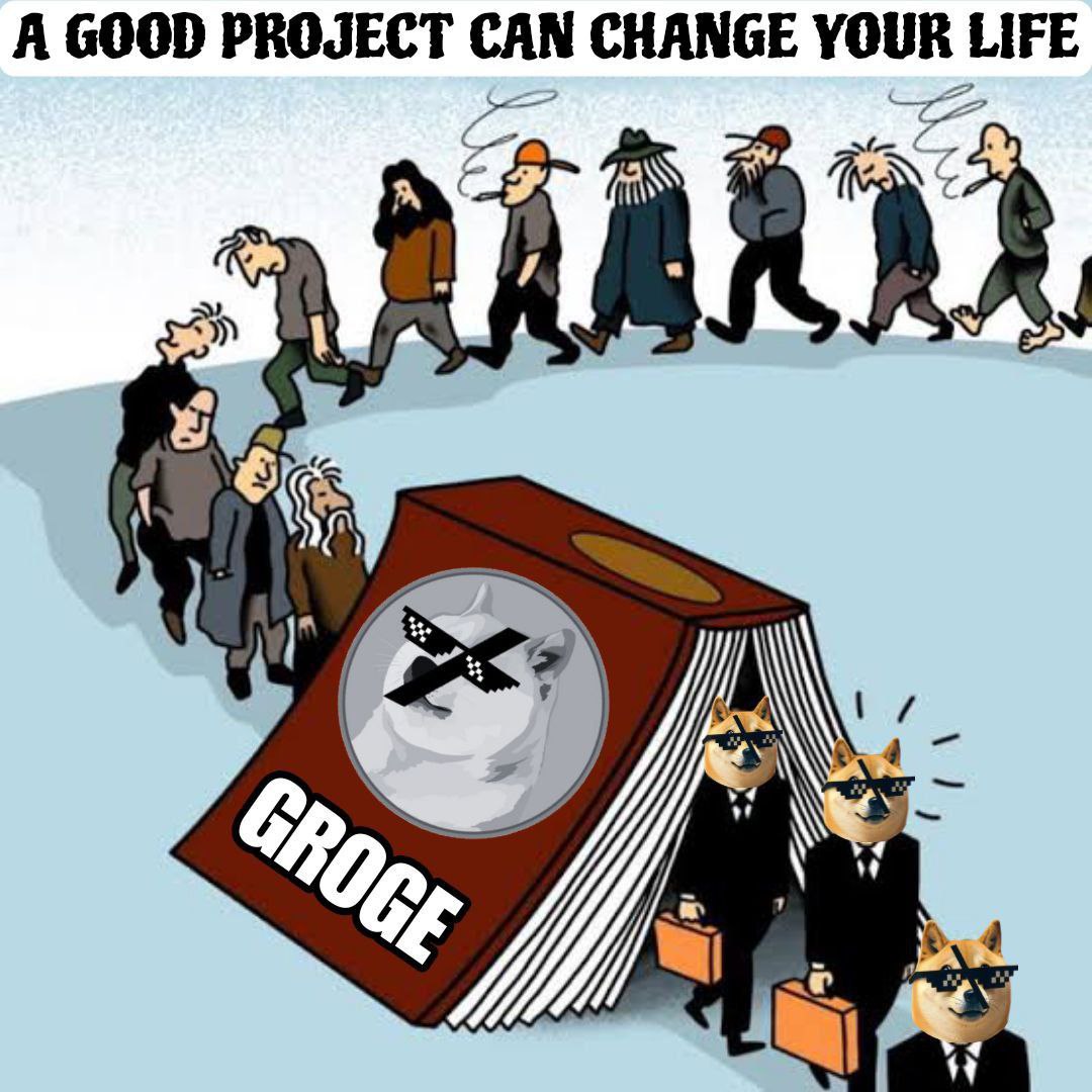 Groge Update 1.1

It's just a Matter of time. Groge is the mix of grok and Doge mixed into 1 creature here to take over the ANON platform as the dominated TOP Dog
7mMZ7beyuFH8bDFFLHmuSvEFtevcADCB6xhcgscEdoge