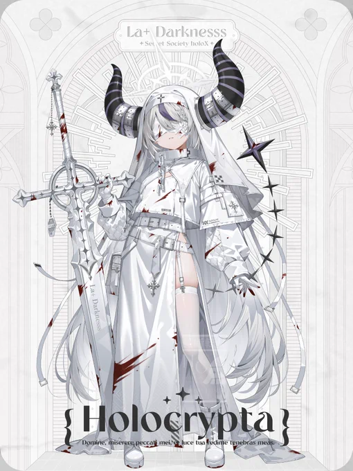【holoX】タクティカルシスターシリーズ01 ラプラス・ダークネス #laplus_artdesu