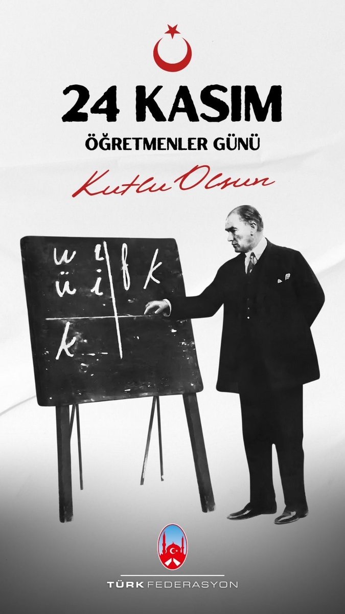 KaracaNecef's tweet photo. Başta Başöğretmen Gazi Mustafa Kemal Atatürk olmak üzere dünyanın her köşesinde azim ve sabırla görev yapan saygıdeğer öğretmenlerimizin ve şehit öğretmenlerimizin #24Kasım #ÖğretmenlerGünü kutlu olsun. https://t.co/xQcNU6WkAO