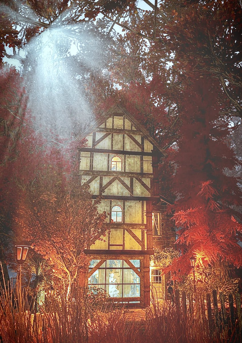 ぼーぼーもじゃもじゃ会🐸

Hitokaさん<a href="/HitoKa18/">HitoKa （naru〜🌟）</a> 

『"The House That Moved"』

散りゆく葉に、思い出まで染められて。

#Fallout76