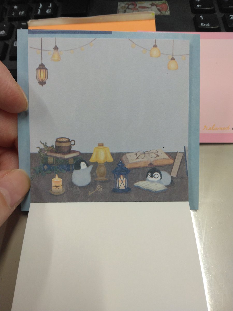 新しく買った付箋♪
ペンギンは癒し