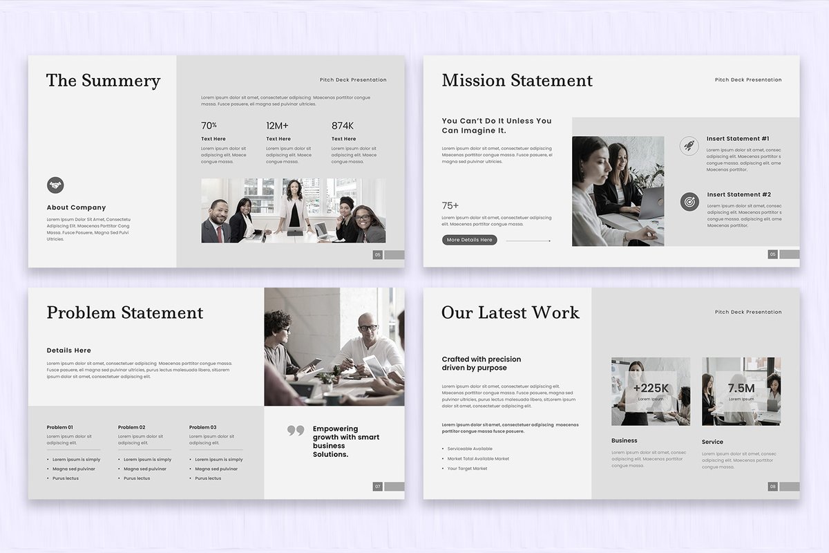 Slide_Stack's tweet image. Looking for a pitch deck that’s sleek, professional and totally clean? The Minimalist Grayscale Pitch Deck from SlideStack is just what you need.   

👉Download here: slidestack.com/templates/mini… 

#JeniferLopez #AlexandraDaddario #AngelinaJolie #meganfox #PriyankaChopra #annahathway