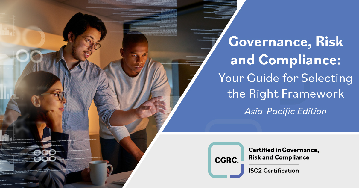 ISC2APAC's tweet image. Selecting the right governance, risk and compliance framework helps set policies from a shared perspective and promotes compliance with regulatory requirements. But choosing which one to use can be challenging. Download the guide to compare your options: ow.ly/zbN650XwA7s