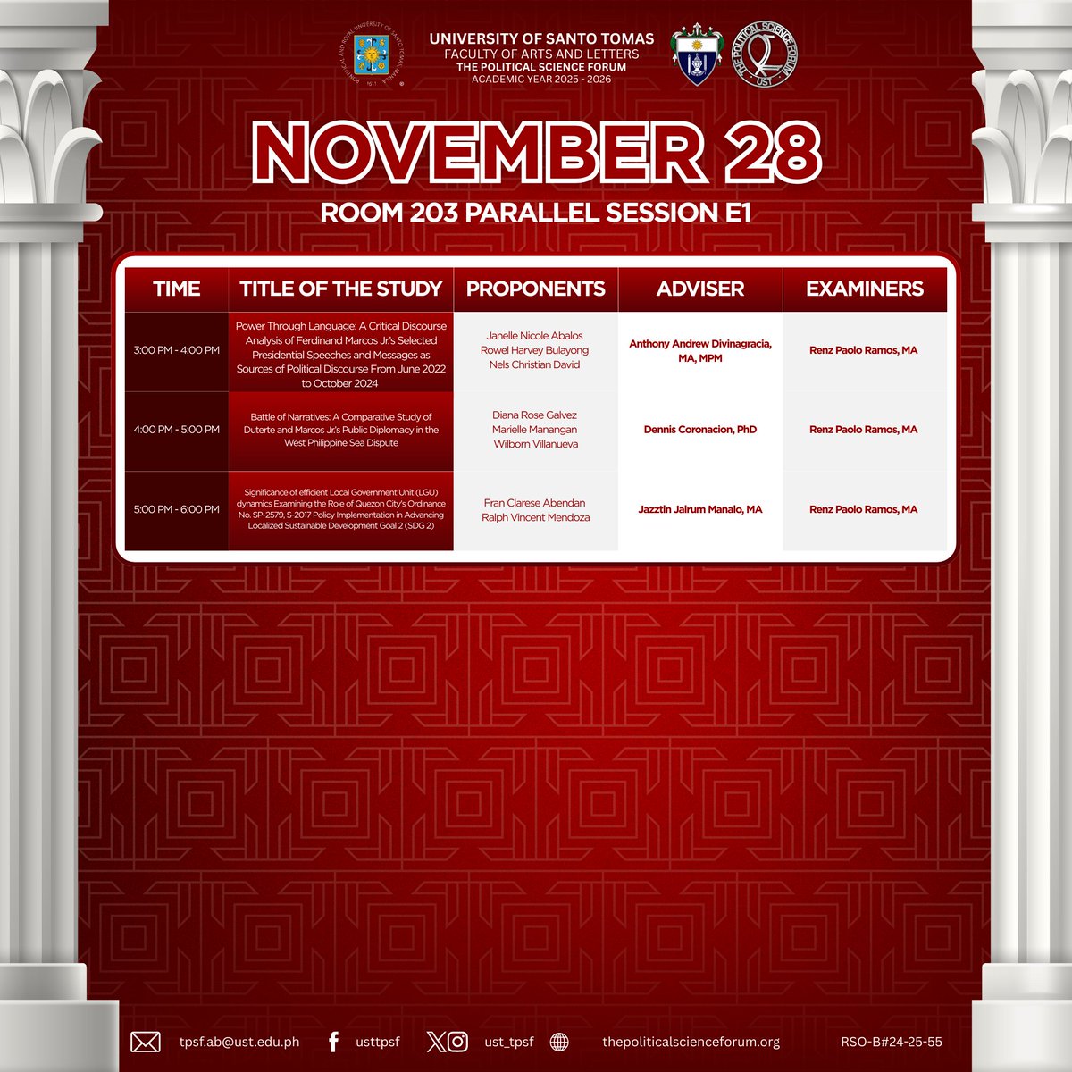 ust_tpsf's tweet photo. Your commitment to rigorous research and meaningful inquiry reflects the very heart of the Artlet tradition.
This milestone is a testament to your resilience and passion. May your presentations showcase not only your knowledge, but also the growth and grit behind your journey. https://t.co/74fKfIWW3I