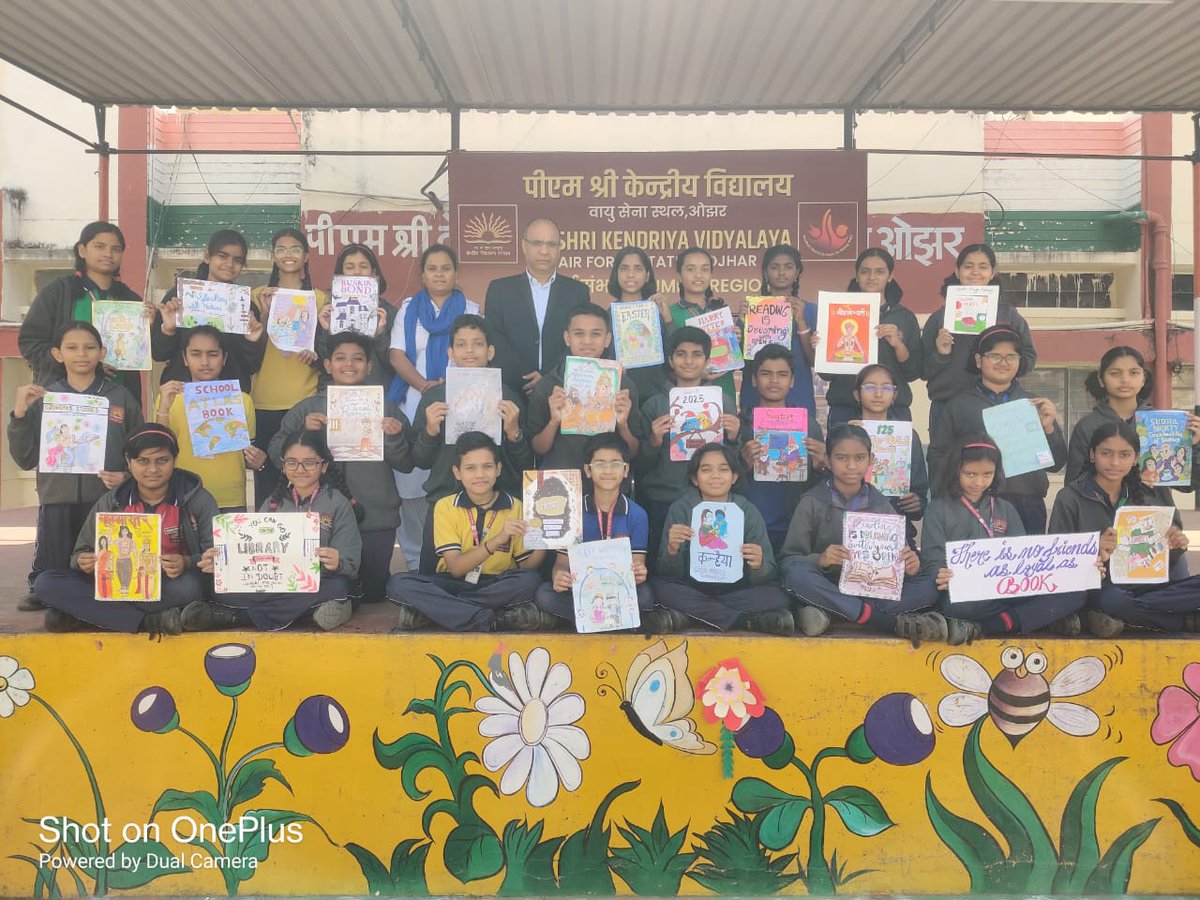 PMSHRIKVOJHAR's tweet image. National Library &amp;amp; Reading Promotion Week celebrated at @PMSHRIKVOJHAR with great enthusiasm!
Mass Reading, Book Exhibition &amp;amp; creative competitions inspired our 2100+ students to love books and become lifelong readers. 

#LibraryWeek #ReadingPromotion #PMShri #KVS #AFSOjhar