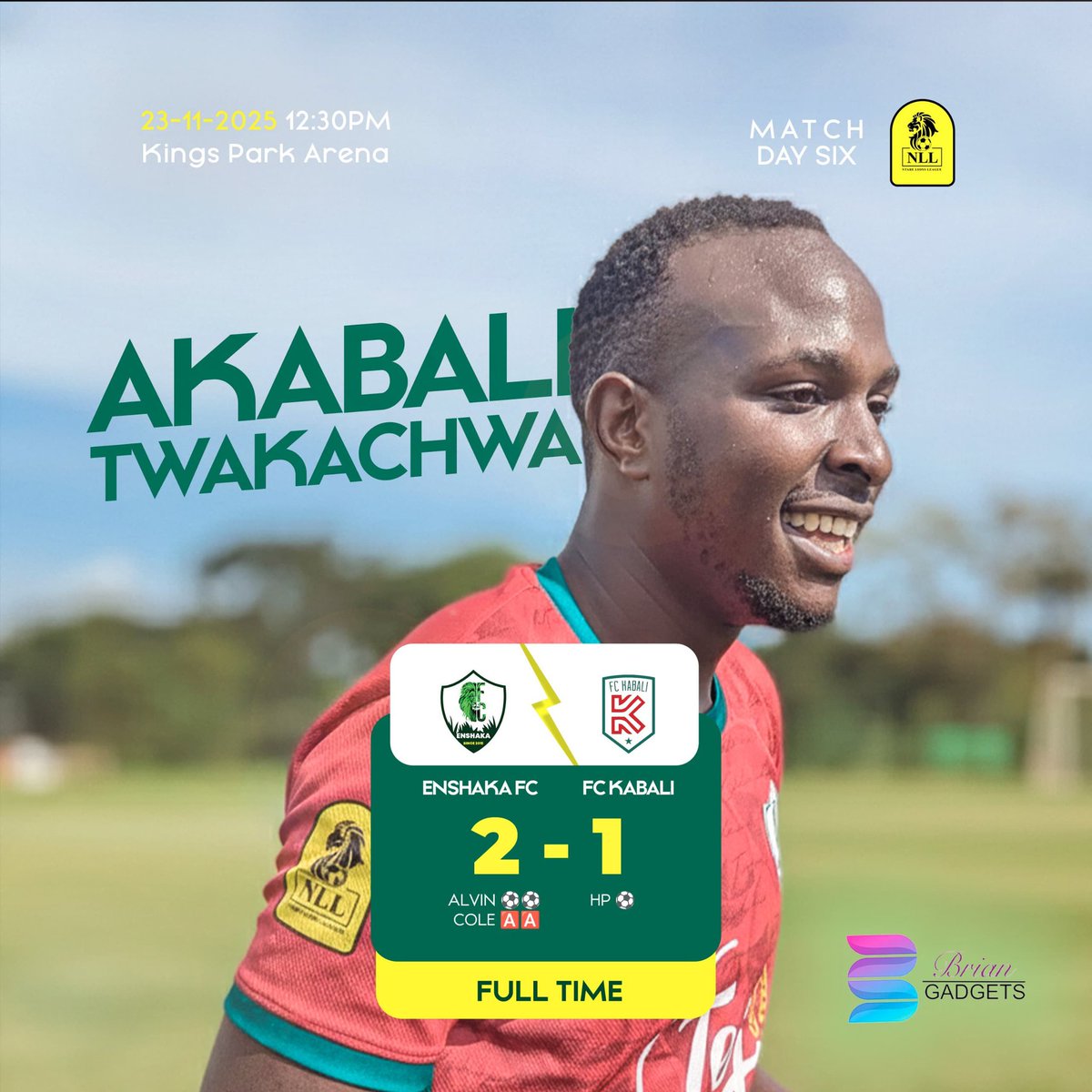 enshakafc's tweet image. Good morning @FCKabali_ ,
Have a nice week. Incase you have forgotten, this is the man that bagged a brace of assists that resulted into what you received yesterday.
Sponsored by @brian_gadgets 
#NLLXVI
#NLLAtHome