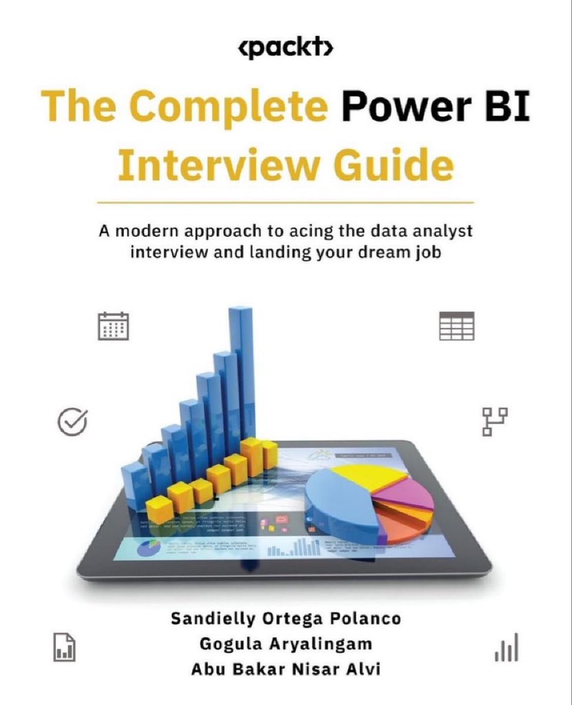 KirkDBorne's tweet image. The Complete #PowerBI Interview Guide — A modern approach to acing the data analyst interview and landing your dream job: amzn.to/4aWwcga v/ @PacktDataML 
————
#DataAnalyst #DataScientist #DataScience #Analytics #DataAnalytics #BI #CDO #CMO