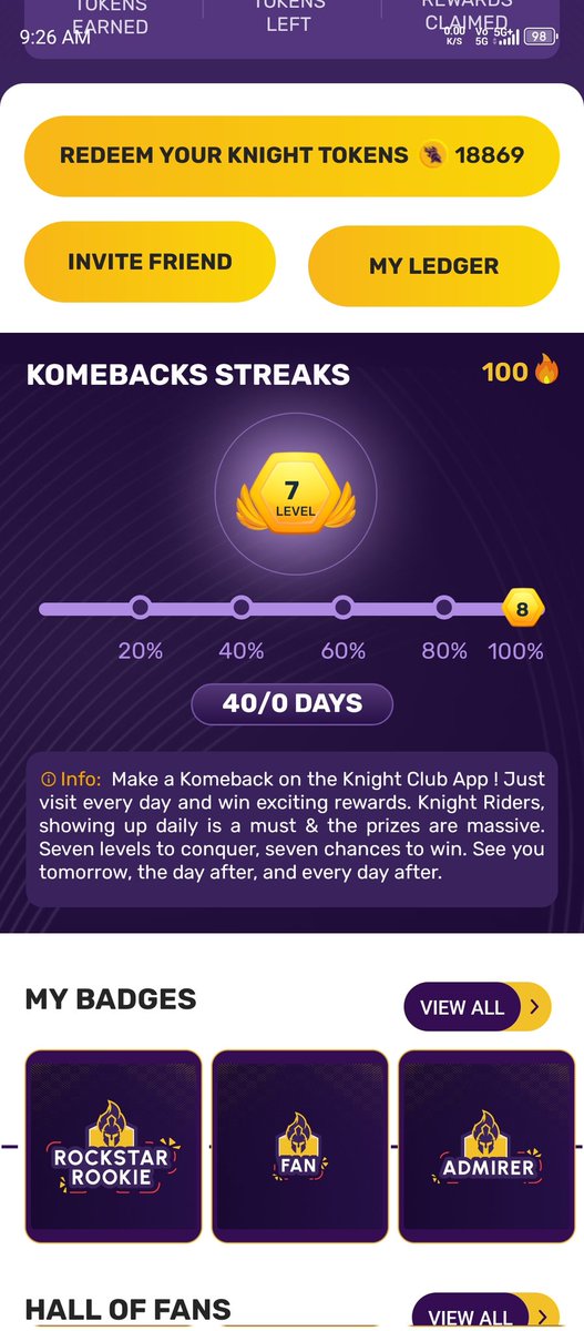 KNIGHTS_EXTRA's tweet photo. Completed a big milestone today @KKRiders 100 days komeback streak achieved 😍
It's the only truth there is no lie I am the biggest kkr fan till I die
#kkr #knightclub https://t.co/uB5Fq4vxuE