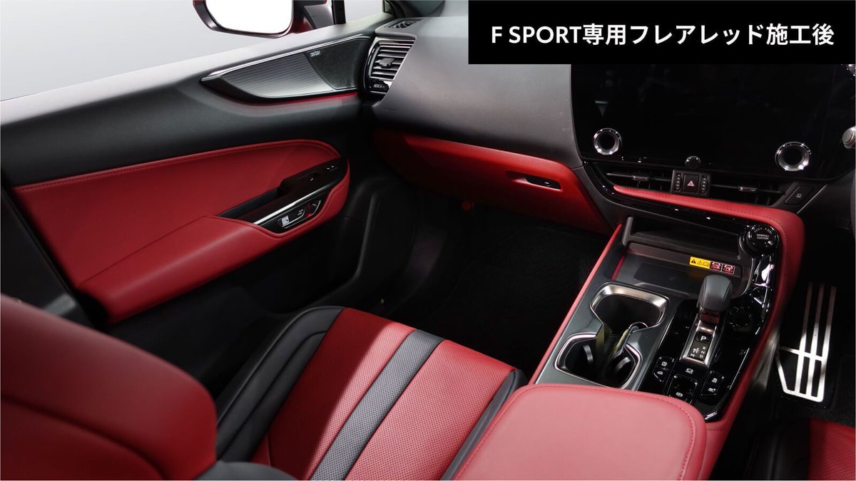 LEXUS NX インテリアカラーカスタマイズ✨ ＼ ドアトリム・グローブ