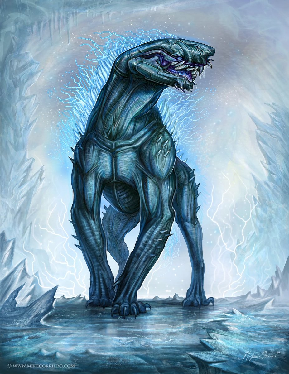 CreatureDesigns's tweet image. This concept started from a rough linework unfinished sketch… then a muscle chart and a final in pose in environment. MikeCorriero.com Gumroad.com/MikeCorriero