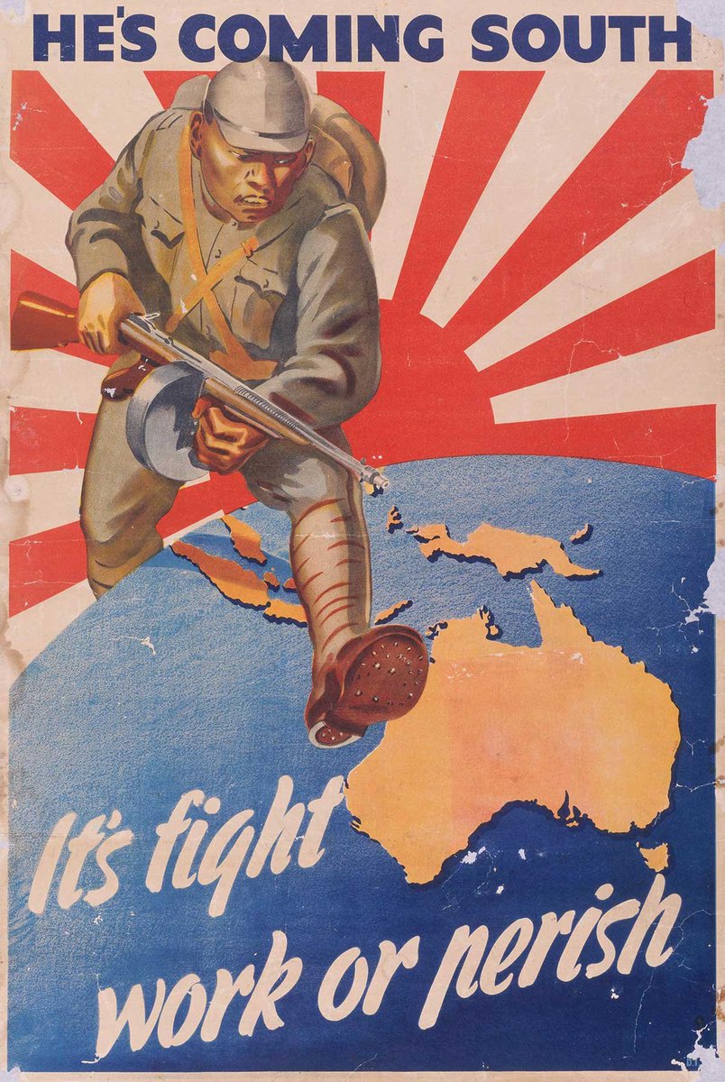 shen_shiwei's tweet image. During the WWII, #Australia&apos;s northern port of #Darwin experienced the bombing and attacks by Japanese invasion troops, who fought under this army flag.

On February 15, 1942, 15,000 Australians became prisoners of war when Singapore occupied by Japanese forces.…