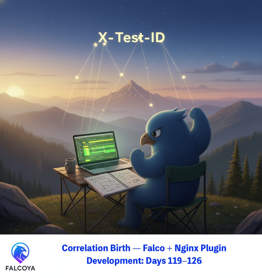 TakaoShimizu1's tweet image. After weeks of quiet refinement,
correlation was finally born.

nginx.headers[X-Test-ID] is now implemented.
k6 → nginx → Falco → Allure
connected as one continuous line.

falcoya.dev/blog/falco-plu…
#Falco #Nginx #E2ETesting #Allure #k6 #DevStory