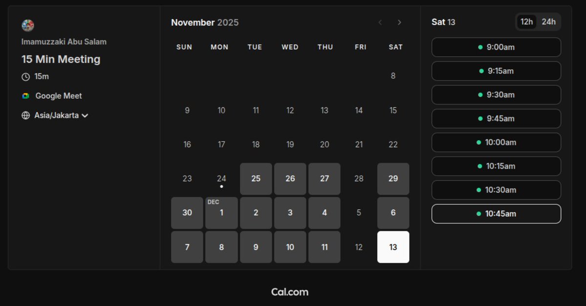 ImBIOS_Dev's tweet image. luv @calcom