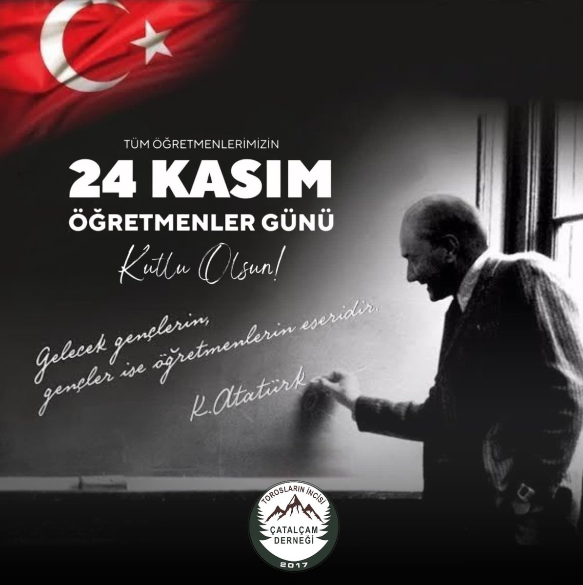 #Öğretmenlik, emek, özveri, sabır, hoşgörü isteyen ve gücünü sevgiden alan saygın bir meslektir. Bilgili, donanımlı ve açık fikirli bireyler yetiştirerek, yeni neslin var olmasında katkıda bulunan tüm öğretmenlerimizin 24 Kasım Öğretmenler Günü'nü kutluyorum.🇹🇷