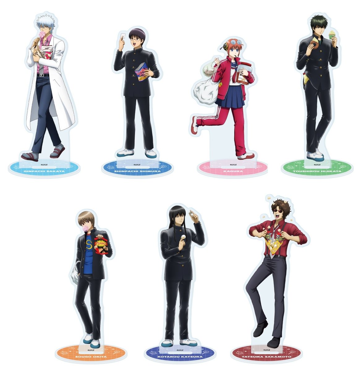 キャラクターアクリルスタンドとお菓子セット アニメイトオンラインで予約受付中！ 3年Z組銀八先生 アクリルスタンド
