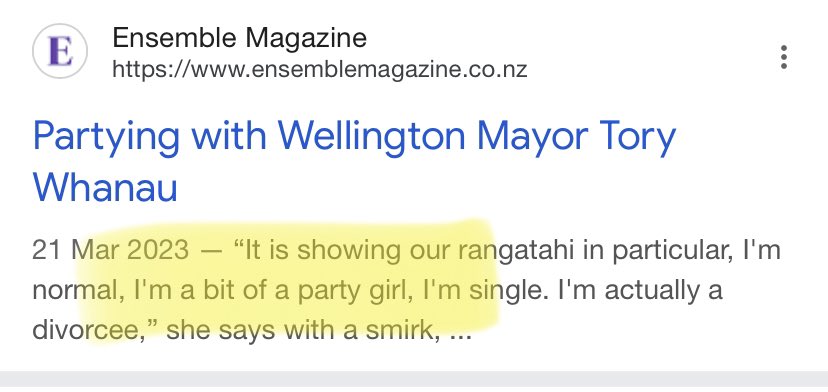 Verity Johnson says we shouldn’t call Tory Whanau a ‘party girl’ (24 November 2025)

She’s regurgitating the exact same shit that she said in July 2023

Such is the state of the NZ MSM 

Problem is… Tory Whanau called herself a party girl 

FFS 🤦‍♂️