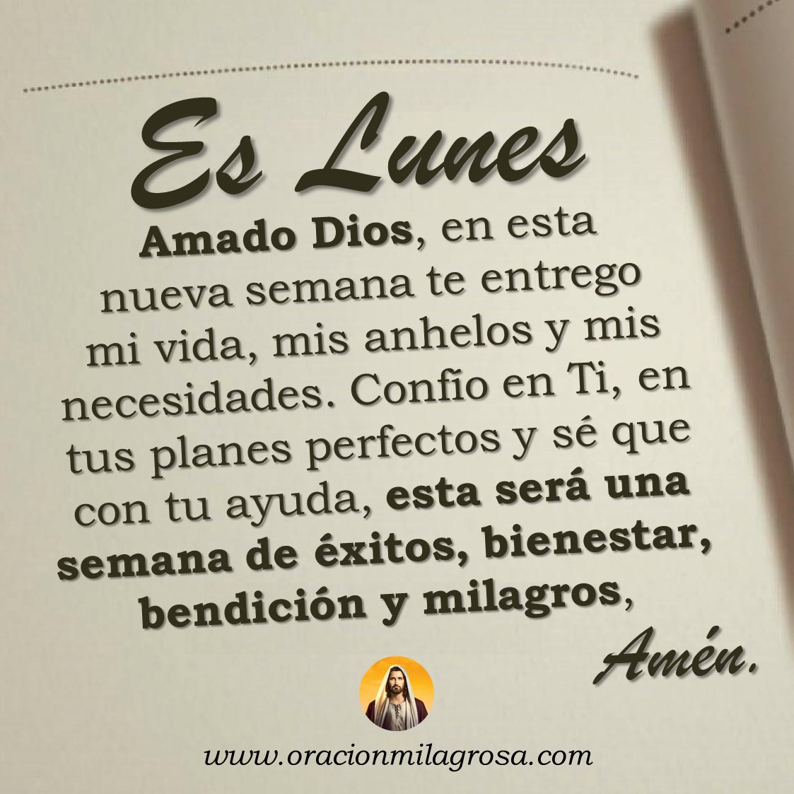 Oración para hoy lunes 24 de noviembre 👉 youtu.be/0jCvhOL8r4g ✨