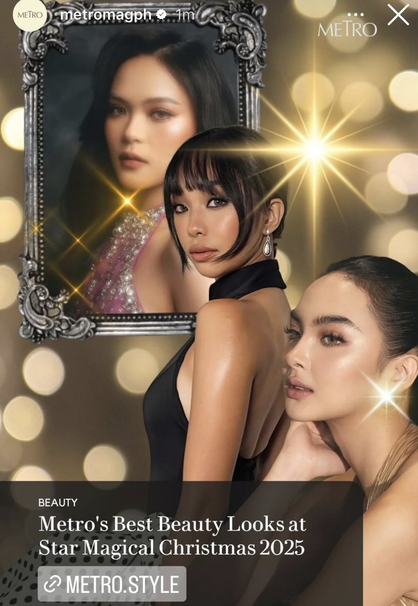 ylwamb's tweet image. . @MetroMagPH’s Best Beauty Looks at #StarMagicalChristmas2025 article ft. #KaiRain 💜