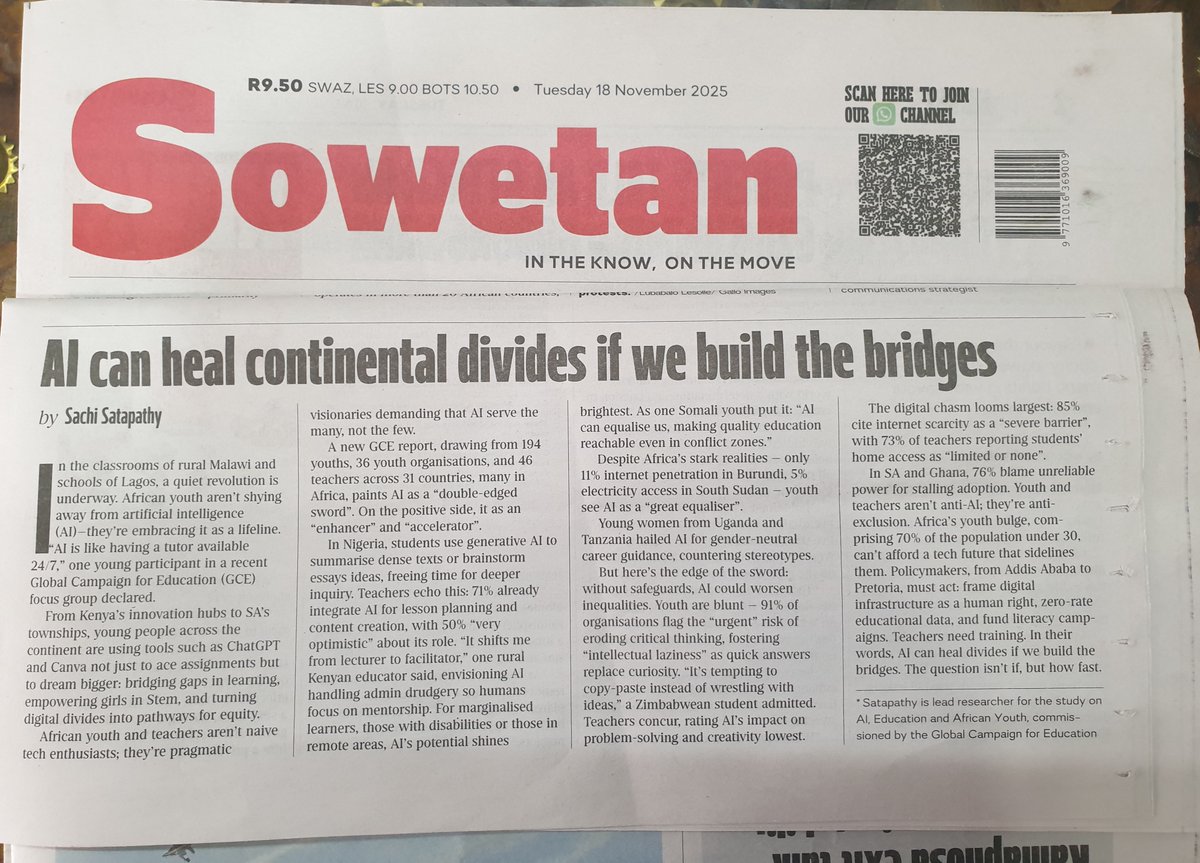 DevelopmentAf's tweet image. AFDC meeting in #Johannesburg , #SouthAfrica was a resounding success! Impactful engagements with civil society from across the continent, plus media discussions on AI, education. Exciting partnerships with major international agencies are on the horizon in the coming weeks!