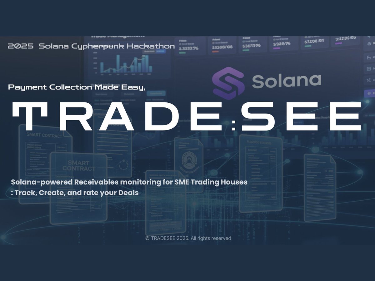 Ewhachain's tweet image. 🏆 Congrats to the EWHA-CHAIN Trade: see team — 2nd Prize at the @SuperteamKorea Cypherpunk Sidetrack with @OnePieceLabs! 🎉

Trade:see members 
• Yunhee Kim @jennnyuni 
• Yuri Kim @YooriOb 
• Hyeonjin Kim 
• Eunbin Seo @ag_bin_XG 
• Jihyun Oh @julia_i05 

📍Trade:see is an…