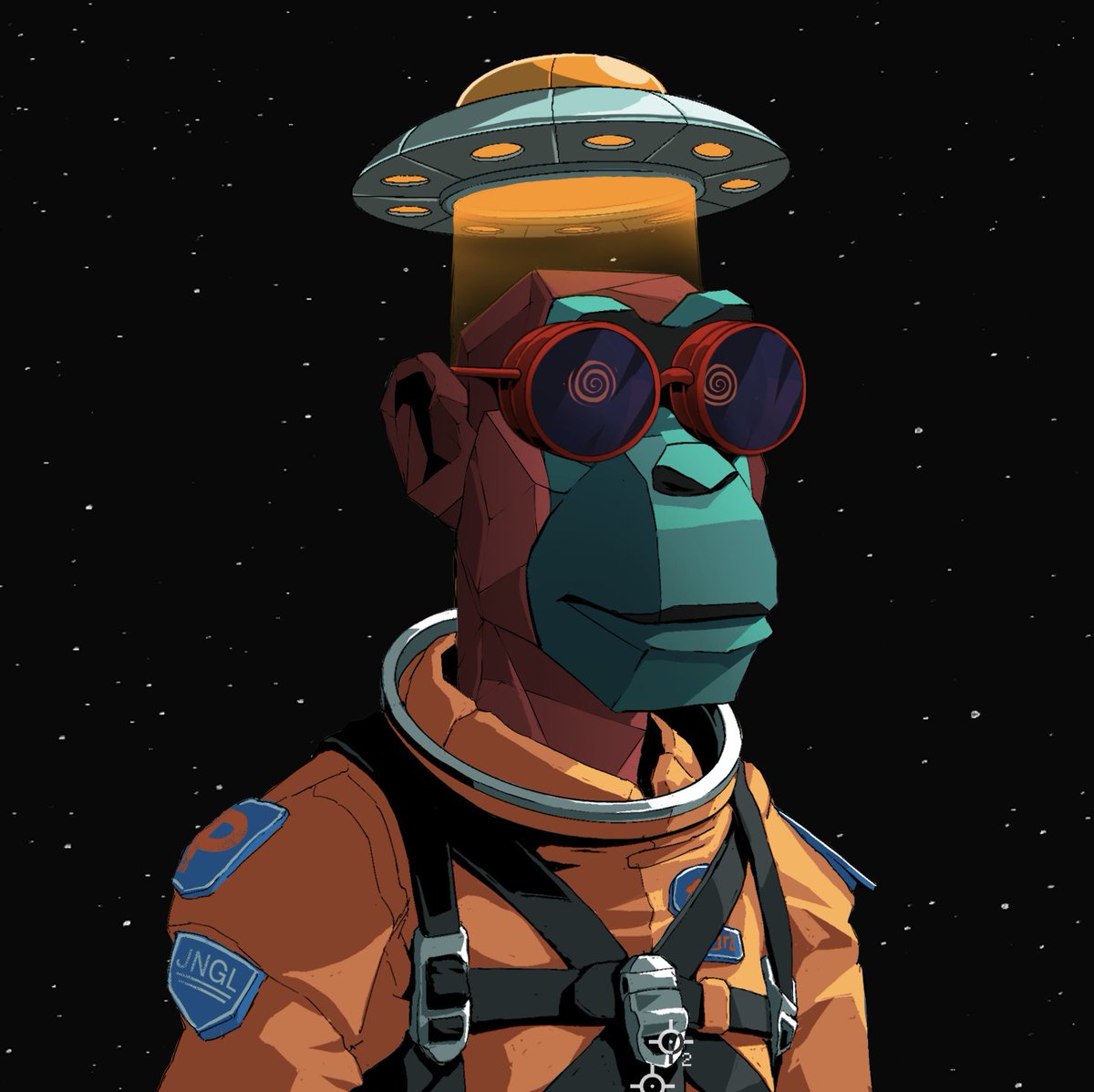 We just wanted to pay homage to <a href="/GalacticGeckoSG/">🟩Galactic Gecko Space Garage 🦎 🛸 🪐</a> with some cool new traits but now a bunch of primates are getting abducted! Help!🛸