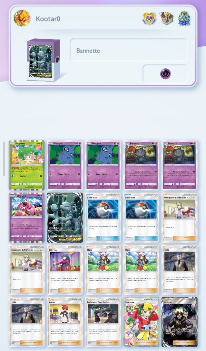 Kootaro_'s tweet photo. Anteriormente daba buenos resultados, ahorita en este meta lo veo muy complicado 🤭 
#PokemonTCGPocket 

https://t.co/39UowUWdxt https://t.co/FZr1k3k0Ro