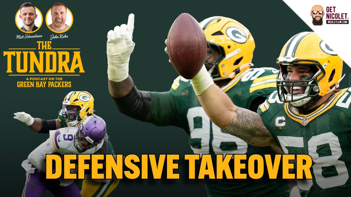 🚨 This week on The Tundra with @MattSchneidman and <a href="/kuhnj30/">John Kuhn</a>

🏈 Packers Defense dominate Vikings
🧀 <a href="/AnnieAgar/">Annie Agar</a> joins the show
👀  Looking ahead to the Lions

YouTube: bit.ly/3LUNliC
Apple: apple.co/4oZE2fX
Spotify: bit.ly/4ilkOyM

Presented by