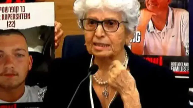 DahliaKurtz's tweet image. Two-time Holocaust survivor Ruth Haran Hertzman has died at the age of 90.

On October 7, she escaped tеrrorists at her door. But lost her son to them — and 7 family members were kidnapped.

“In both cases it was pure evil — deliberate and systematic murdеr. I never imagined I…