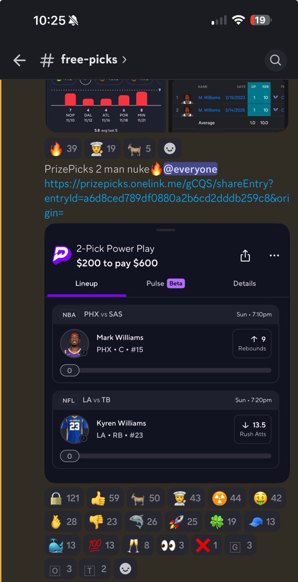 ProkProfits's tweet image. $500 to 7 random followers that:
 
Likes + Retweets🔥

Cash the free two man nuke again for the 6th day in a row! 

$4,500 in profit to end the week, all play were
posted for FREE in the Discord🙏🏿🔥

LINK TO FREE DISCORD: discord.gg/sbkA7PD6Y
