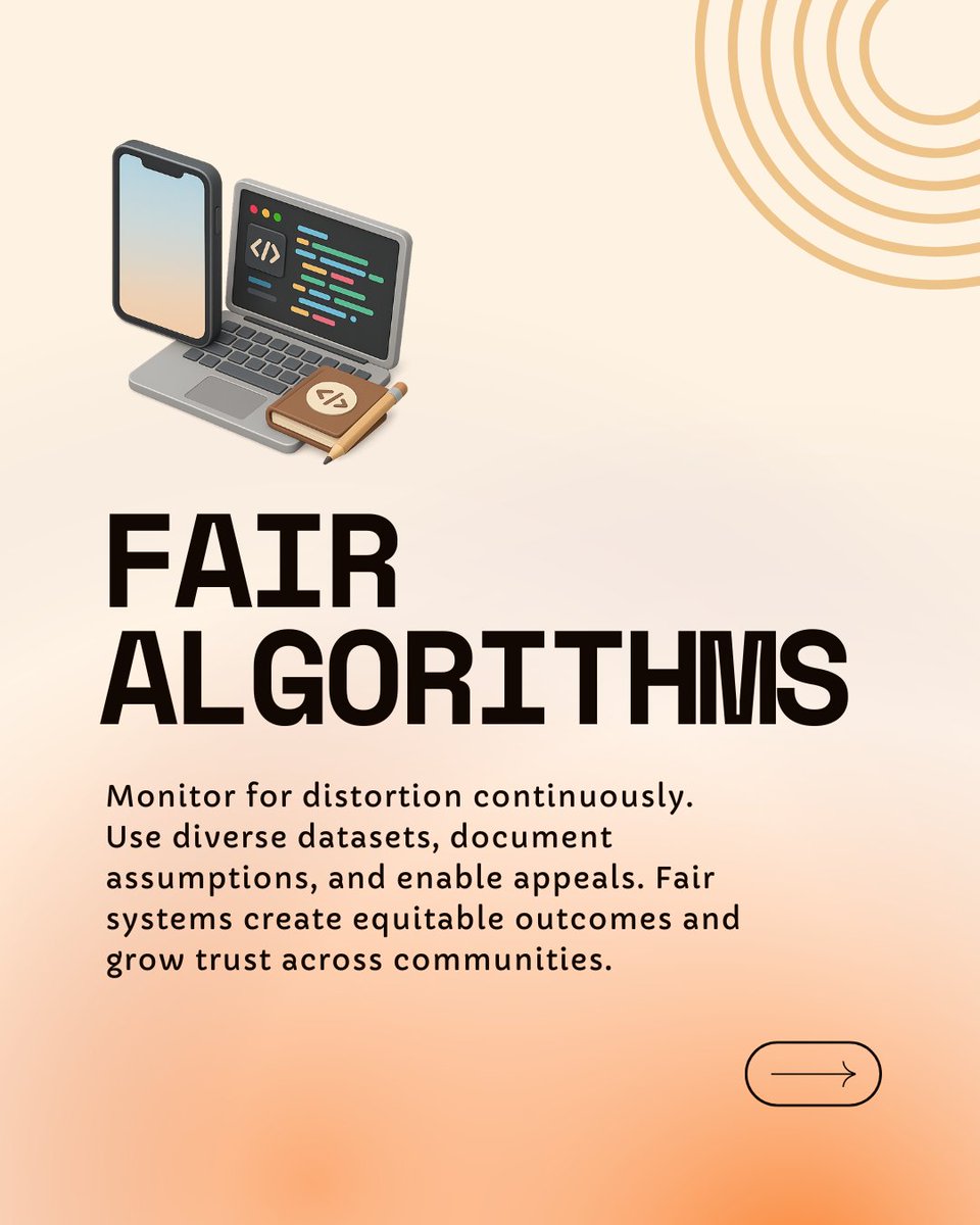 CyberCurateTech's tweet image. Algorithms MUST Respect Human Rights ✊

Clear decisions? Non-negotiable.
Real control + instant deletions? Absolute.

People-first tech = explosive trust &amp;amp; innovation 🚀

Save, share, demand better 💙

#EthicalAI #DataEthics #PrivacyByDesign #HumanCenteredAI #CyberCurateTech