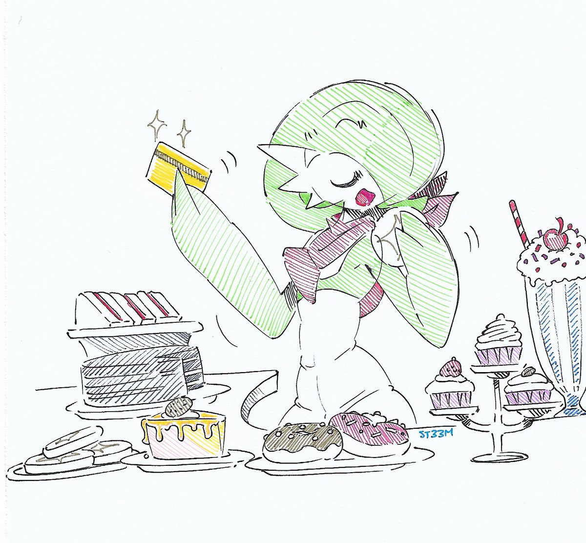 Actualmente tengo el cerebro frito, así que haré el mínimo esfuerzo en cuanto a dibujo.