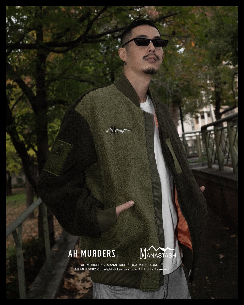 Ahmurderzjp's tweet photo. !!!!!!!! いよいよ明日 11.25 Release !!!!!!!!

AH MURDERZ × MANASTASH
“ BOA MA-1 JACKET “

ボアをメインにし、ナイロン素材を切り返しで使用。
異素材のコントラストを生み出した
ディティールに拘ったアイテム!!

model 179cm 着用 XL
model 158cm 着用 M

#AHMURDERZ
#REDSPIDER
#MANASTASH https://t.co/DtanfDXlFx