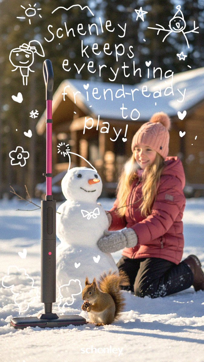 SchenleyTech's tweet photo. ❄️Keeping winter magic mess-free so the fun never stops.

With Schenley by your side, every moment stays ready for play and laughter. Snag your Early Black Friday deal before it melts away!

#Schenley #BlackFriday #HomeCare #steammops https://t.co/7YZAdlECDQ