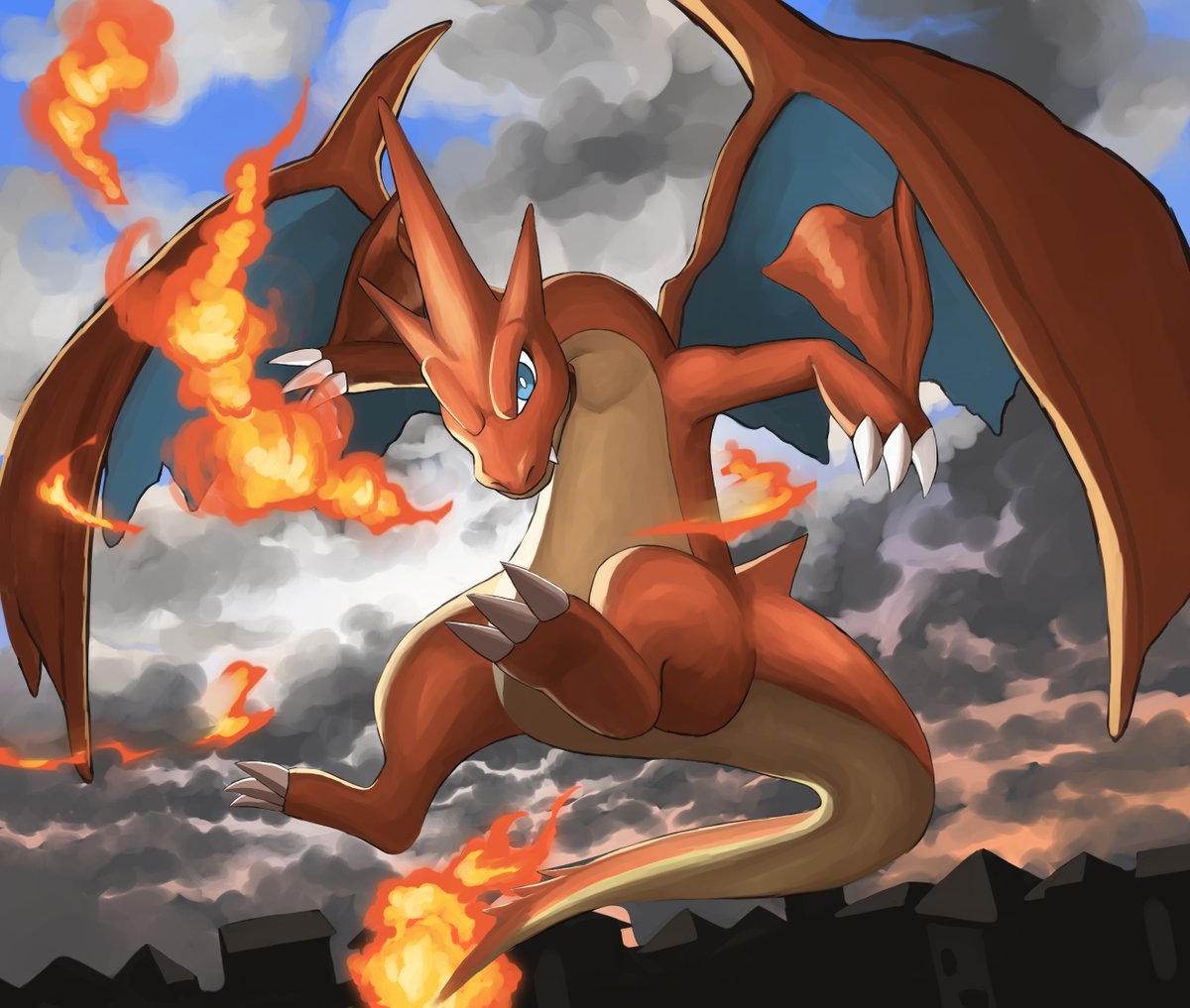 メガリザードンY #ポケモンイラスト