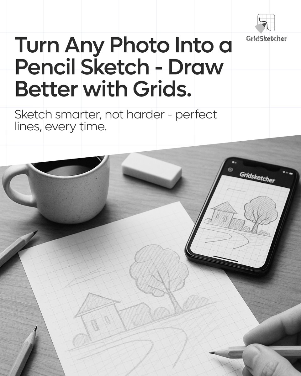 App_Cloudknots's tweet image. Sketch smarter, not harder - perfect lines, every time.
🌐cloudknots.in/gridsketcher/
 
#Gridsketcher #PhotoSketchConversion #DrawingApp #PhotoDrawing #iOSApp #AndroidApp #MobileApp2025 #DrawingArtist #GridDrawing #PortraitSketch #trending #drawingtips #PhotoToSketch #drawing