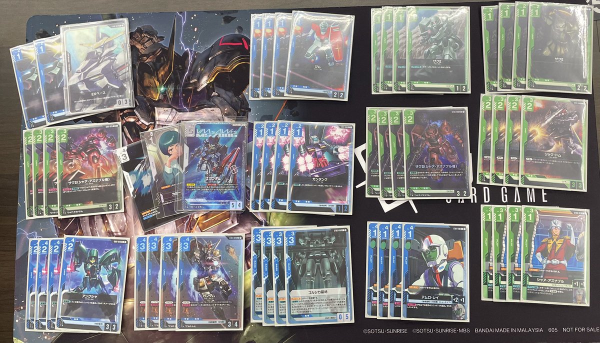 本日の ガンダムカード ニュータイプチャレンジ 参加者が21名で 優勝が