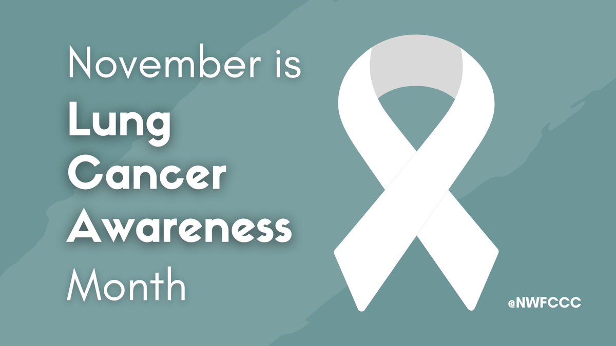 NWFCCC1's tweet photo. November is Lung Cancer Awareness Month! 

Learn more from American Association for Cancer Research: https://t.co/Ydo9z9jTlv

#NWFCCC #LungCancerAwarenessMonth https://t.co/dRFp2SXWHq