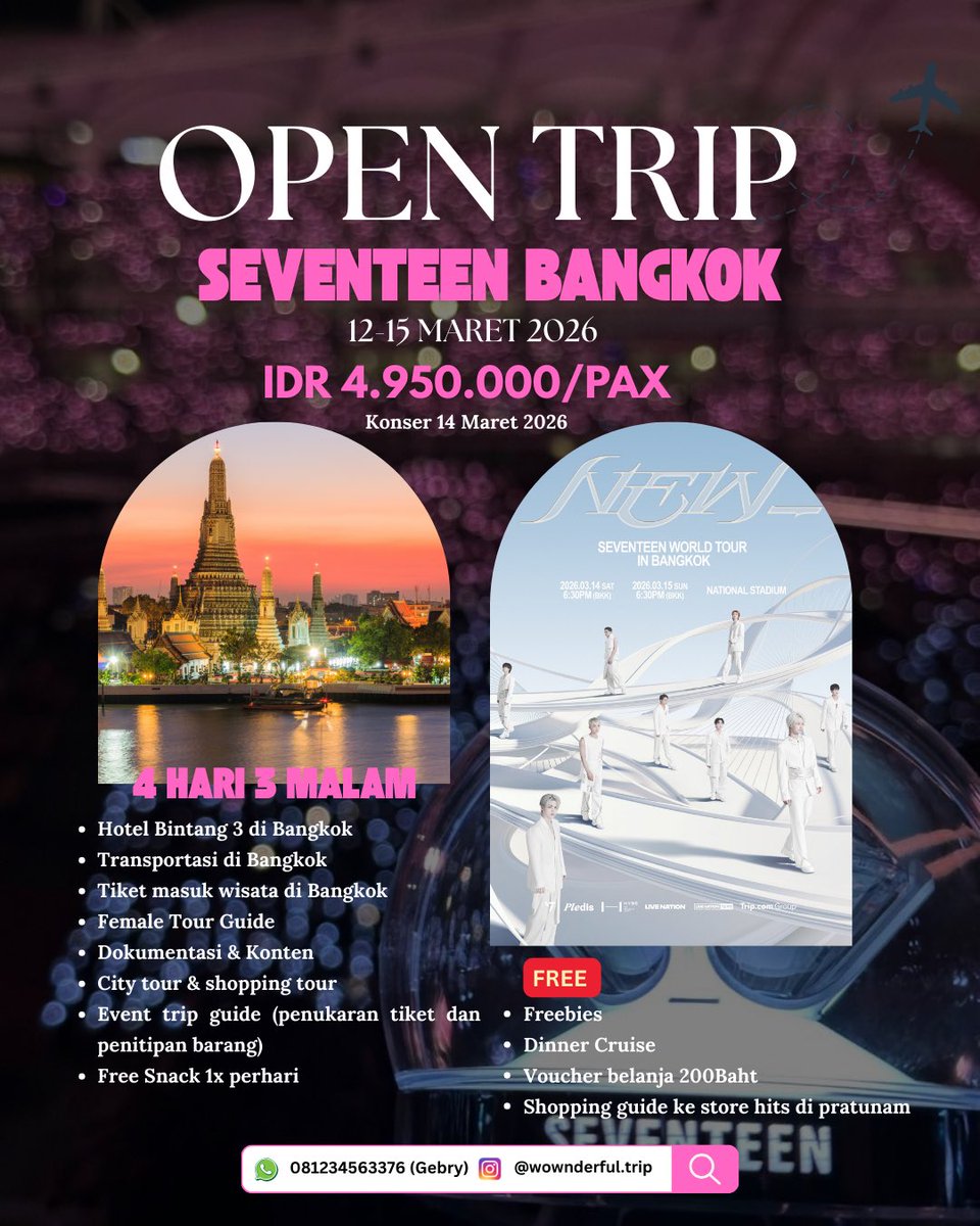 GABS | jastipcgs - open trip tweet media