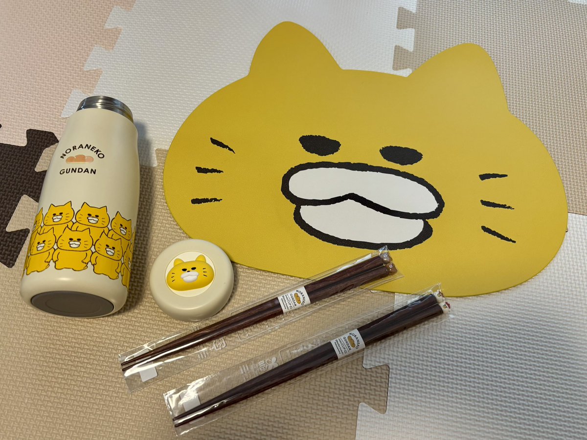 ノラネコぐんだん✖️スタジオクリップ 掛け時計とボトルも取り寄せて