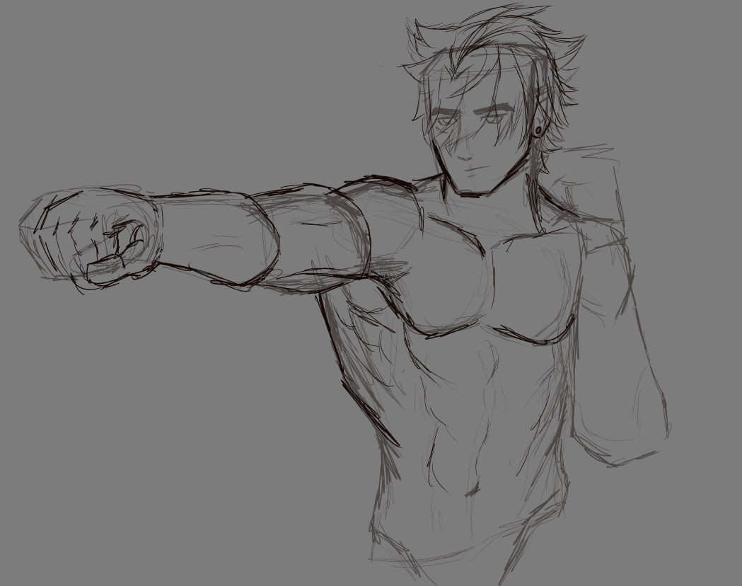 ASoulessCorpse's tweet image. Bordering last minute, but sketch for Wriothesley's birthday! I will finish it later when I am not being bombarded by school.

#Wriothesley #GenshinImpact #art