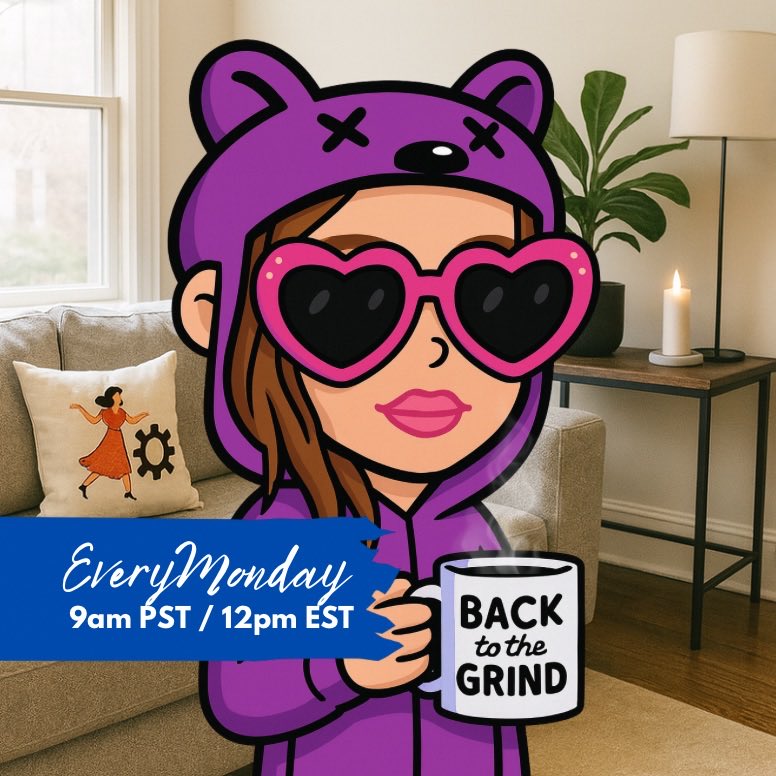 valeriekates_'s tweet image. Back to the Grind is my Monday ritual starting 9am PST / 12pm EST. 

A mindful, intuitive space to set your intentions, call in clarity, and step into the week feeling aligned, empowered, and supported.