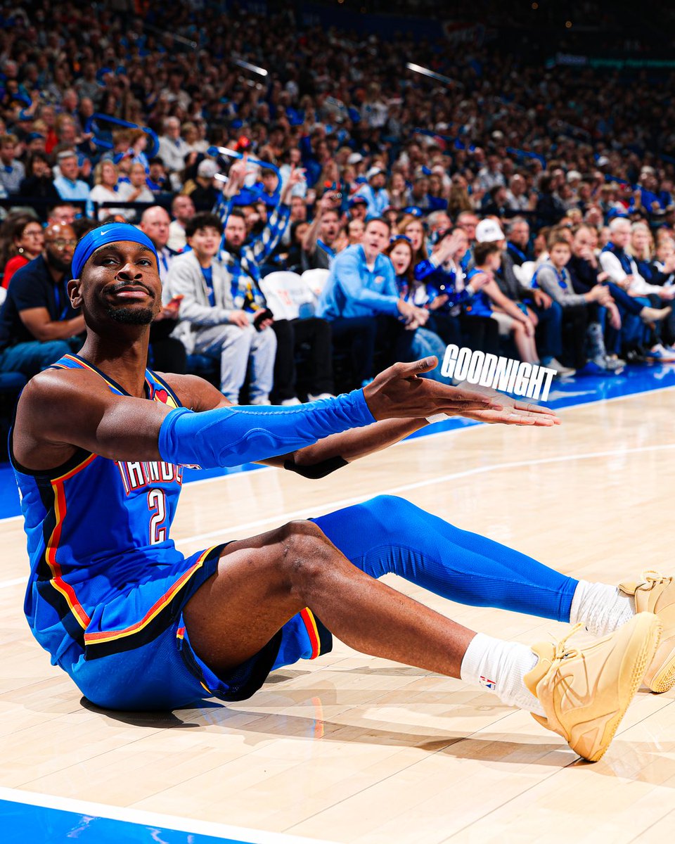 okcthunder's tweet image. From Shai, to you 🤝