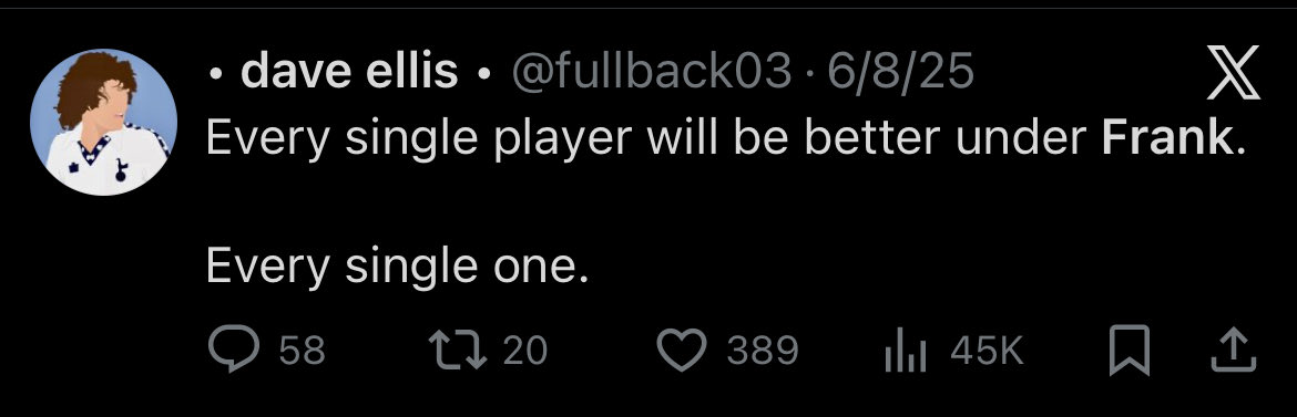 <a href="/fullback03/">• dave ellis •</a> And the fans that hounded out Ange get to back track and hound out another manager. The cycle continues.