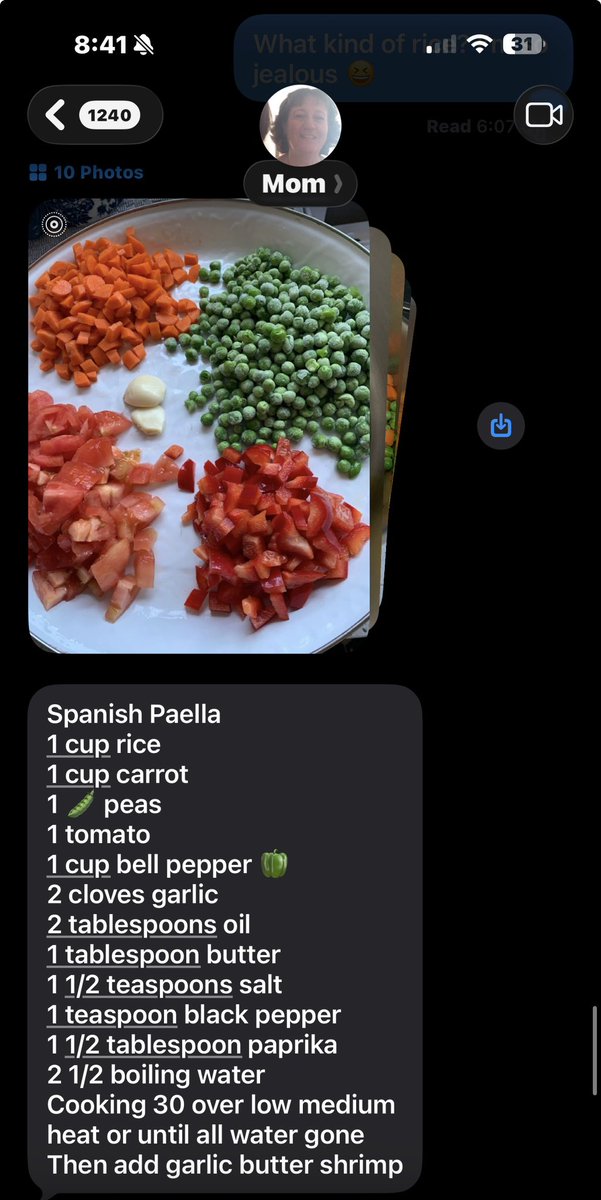 CookingWithGood's tweet photo. I asked my mom for one of her recipes today. Not only did she send me the instructions, but she even prepared the meal herself and included step-by-step photos along the way.

Love my mom ❤️ https://t.co/Ms2hZrhf7i