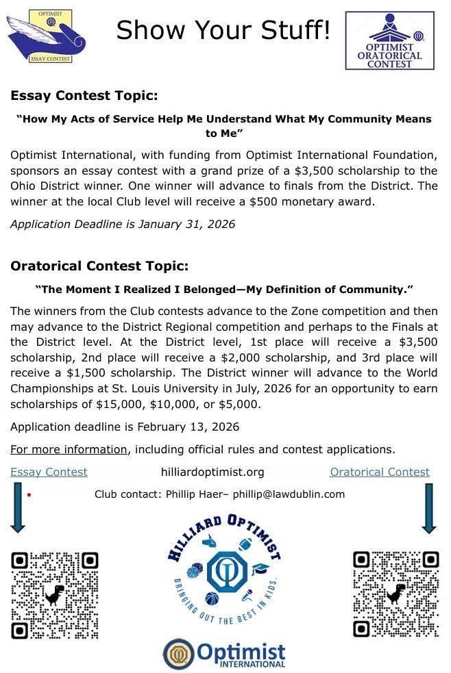 Hilliard Optimist Club Youth Sports tweet media