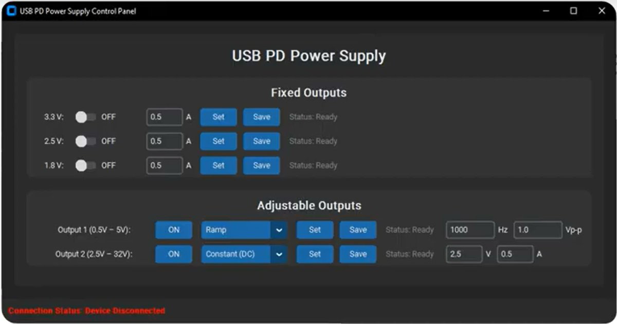 Open-source hardware USB-C PD lab power supply
cnx-software.com/2025/11/24/ben…

BenchVolt PD five-channel lab power supply turns any USB Type-C charger/power bank into a compact, portable bench PSU delivering up to 100W with fixed, adjustable, and waveform-capable outputs.

The