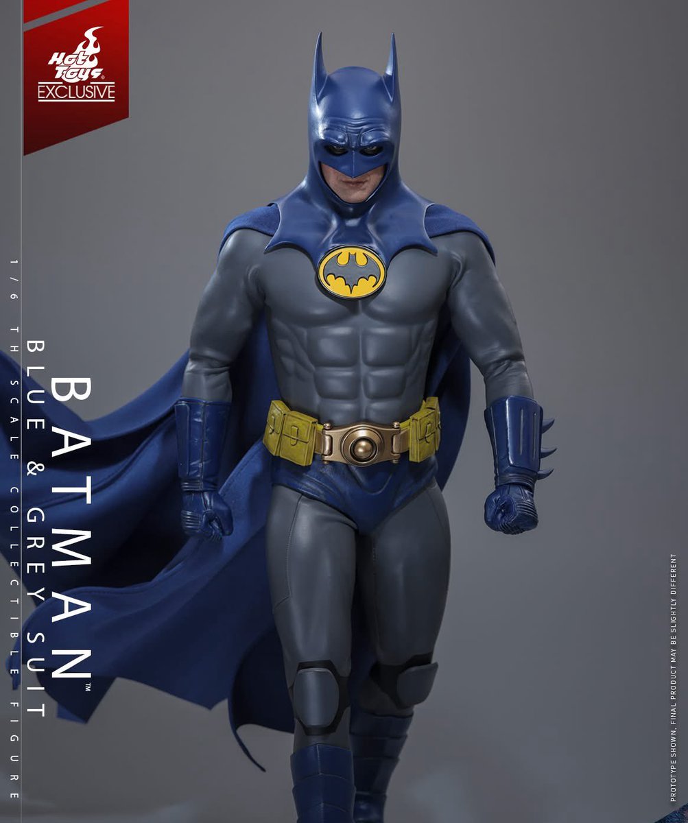 one6Update's tweet photo. #HotToys announced the Blue and Grey Suit Batman from the Flash.

🧵1

#Sixth #SixthScale #HotToysCollectibles #ホットトイズ https://t.co/lkei1kyEBZ