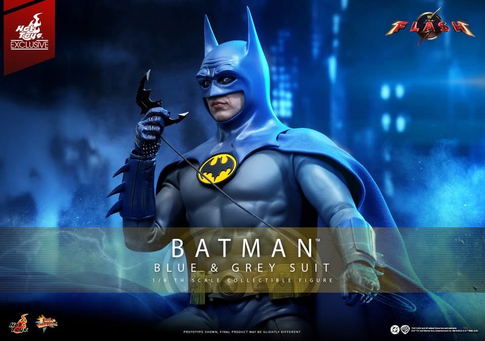 one6Update's tweet photo. #HotToys announced the Blue and Grey Suit Batman from the Flash.

🧵1

#Sixth #SixthScale #HotToysCollectibles #ホットトイズ https://t.co/lkei1kyEBZ