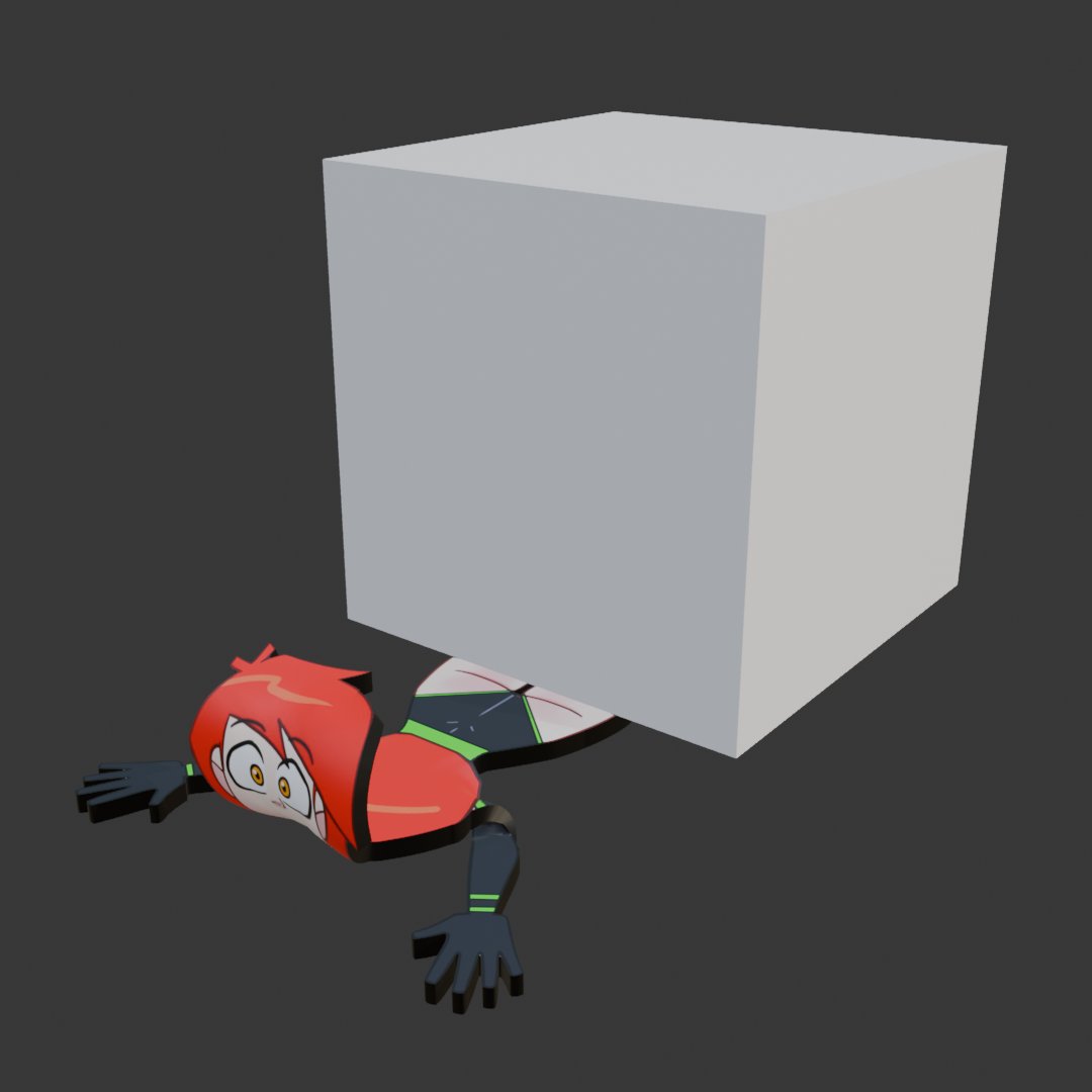 sneaslore's tweet image. tried experimenting with her in Blender &amp;gt;w&amp;gt;

featuring Judy from @ReallymoreDA x3