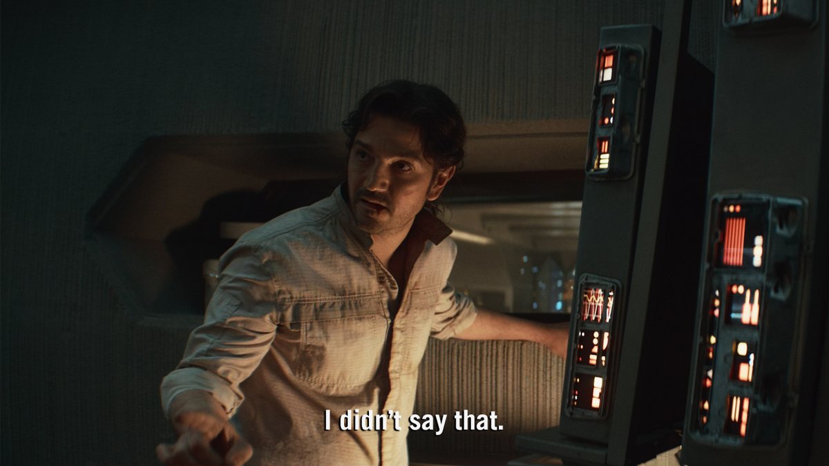 jeronandor's tweet image. I&apos;ve seen this scene be interpreted as Kleya talking down to Cassian when in reality, she&apos;s pulling him out of his despair the way she knows how. She understands him. It&apos;s abrasive, but she gets through to him. She was raised by Luthen, evident in the way she communicates